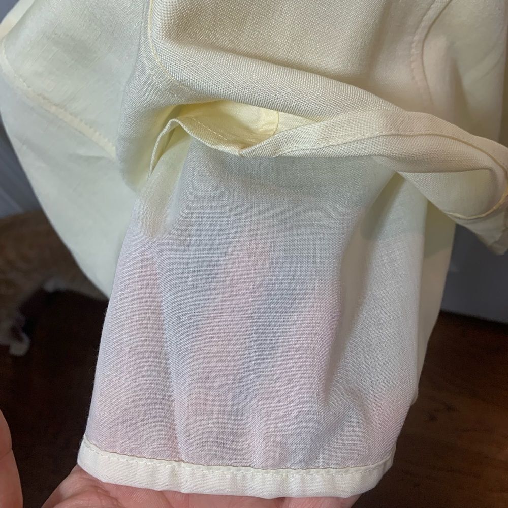 NWT Forever 21 Yellow Button Down Short Sleeved Midi Dress with slit size M - Picture 16 of 16